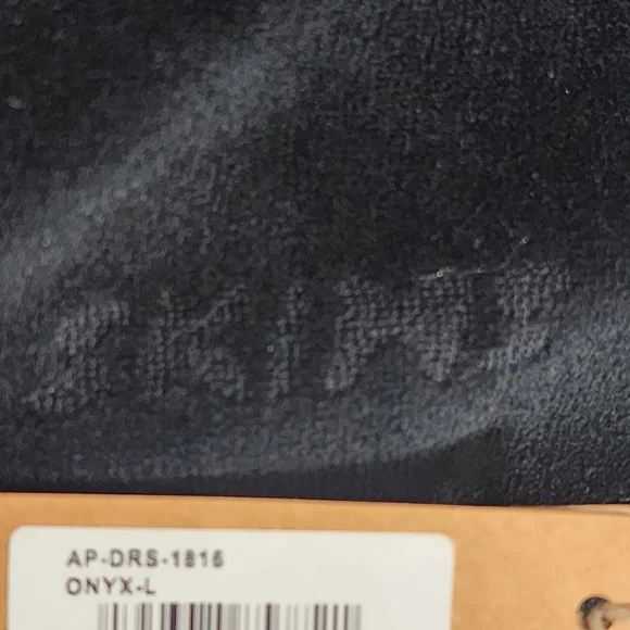 SKIMS Logo Velour Slip Dress / ONYX/ LARGE/ NWT - Picture 13 of 13